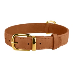 Нашийник для Собак Шкіряний BronzeDog Crazy Тауні 2XS 10 мм 19-25 см (004240)