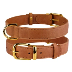 Нашийник для Собак Шкіряний BronzeDog Crazy Тауні 2XS 10 мм 19-25 см (004240)
