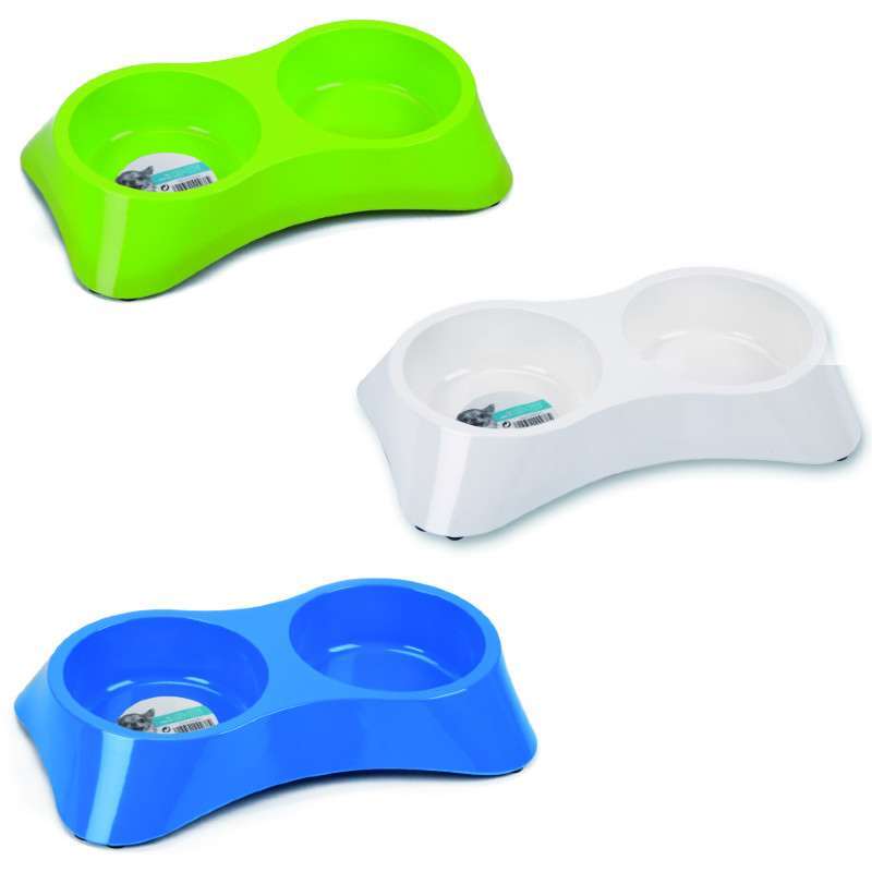 M Pets M-Pets (М-Петс) Melamine Bowl - Миска подвійна меламінова для собак