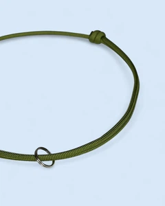 Шнурок для адресника для собак Shaggy Sharry Хакі S (24-43 см)