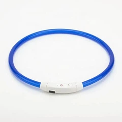 Світлодіодний LED нашийник для собак Supretto із зарядкою USB, синій (94160002)