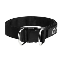 Collar Нашийник з нейлону "POLICE" №2 регульований на липучці (ширина 25мм, довжина 30-55см) чорний