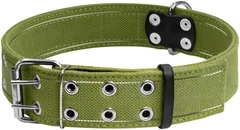 Нашийник Collar подвійний бавовняна тасьма зі світловідбивною ниткою 45 мм 56-71 см (6139)
