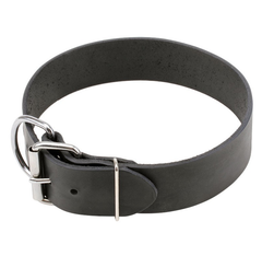 Класичний нашийник з натуральної шкіри XL(56-70 см) Lockdog (2000002397427)