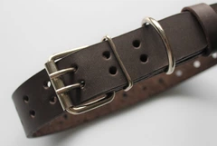 Нашийник для собаки шкіряний Lockdog, Д 30-40 см, Ш 3 см (ld026_M)