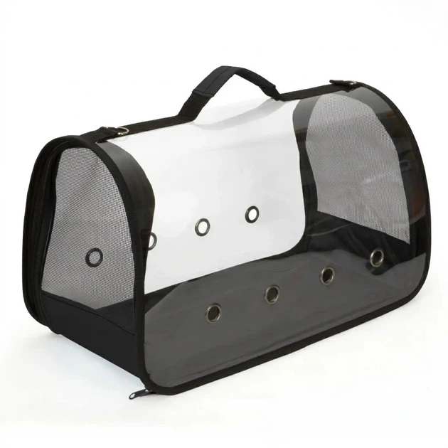 Сумка для перенесення котів та собак 50x25x27 см CosmoPet CP-10L Black