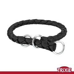 Нашийник-зашморг для тварин Trixie 144401 "Cavo",XS-S: 25-31см/12мм,чорний (TX-144401) 4053032025745
