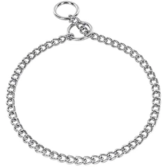 Нашийник для собак, коротка кругла ланка 3 мм, хромована сталь Sprenger Collar Round Narrow Link (51012_055_02)
