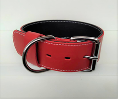 Шкіряний нашийник для собак Lockdog M(30-44 см) 000240087