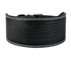 Шкіряний нашийник Lockdog M(30-44 см) (zoo0005324)