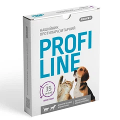 Нашийник для котів та собак Provet Profiline фіолетовий інсектоакарицидний 35 см (MLZ11131)