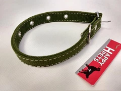 Happy Pets Нашийник ТМ "HappyPets", серія "Perfect" брезент.подвійний 25мм*450мм