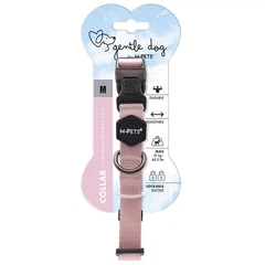 M Pets M-Pets Gentle Dog Collar Pink - Нашийник для маленьких, середніх і великих порід собак M/2x30-50 см (6953182754602)