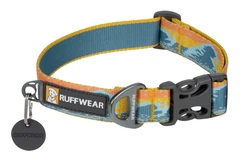 Світловідбиваючий нашийник для собаки Ruffwear Crag™ 51-66 см Оранжево-блакитний