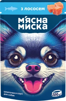 М'ясна Миска Вологий корм (шматочки в соусі) для дорослих собак