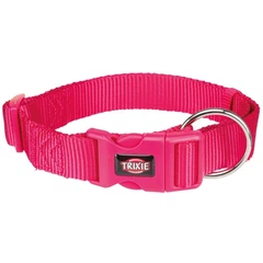 Нашийник для великих собак Trixie Premium нейлоновий фуксія L-XL 40-65 см (MLZ7840)