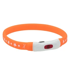 Нашийник для собак з підсвічуванням AnimAll Led, 40 см, помаранчевий