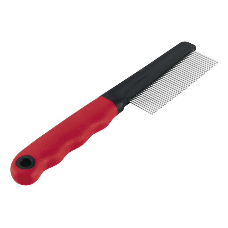 Ferplast (Ферпласт) STEEL COMB - Гребінець для котів і собак короткий з рідкими зубцями