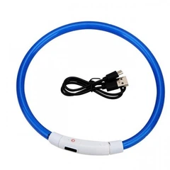 3M Нашийник 3М з LED підсвічуванням та підзарядкою USB 35 см Синій