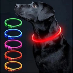 3M Нашийник 3М з LED підсвічуванням та підзарядкою USB 35 см Синій