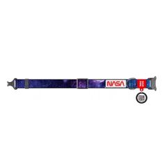Нашийник для собак нейлоновий з QR-паспортом, малюнок "NASA21" Waudog L 000212903