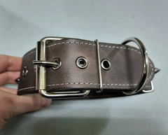 Шкіряний нашийник з невеликими шипами Lockdog XL(56-70 см) 000240044