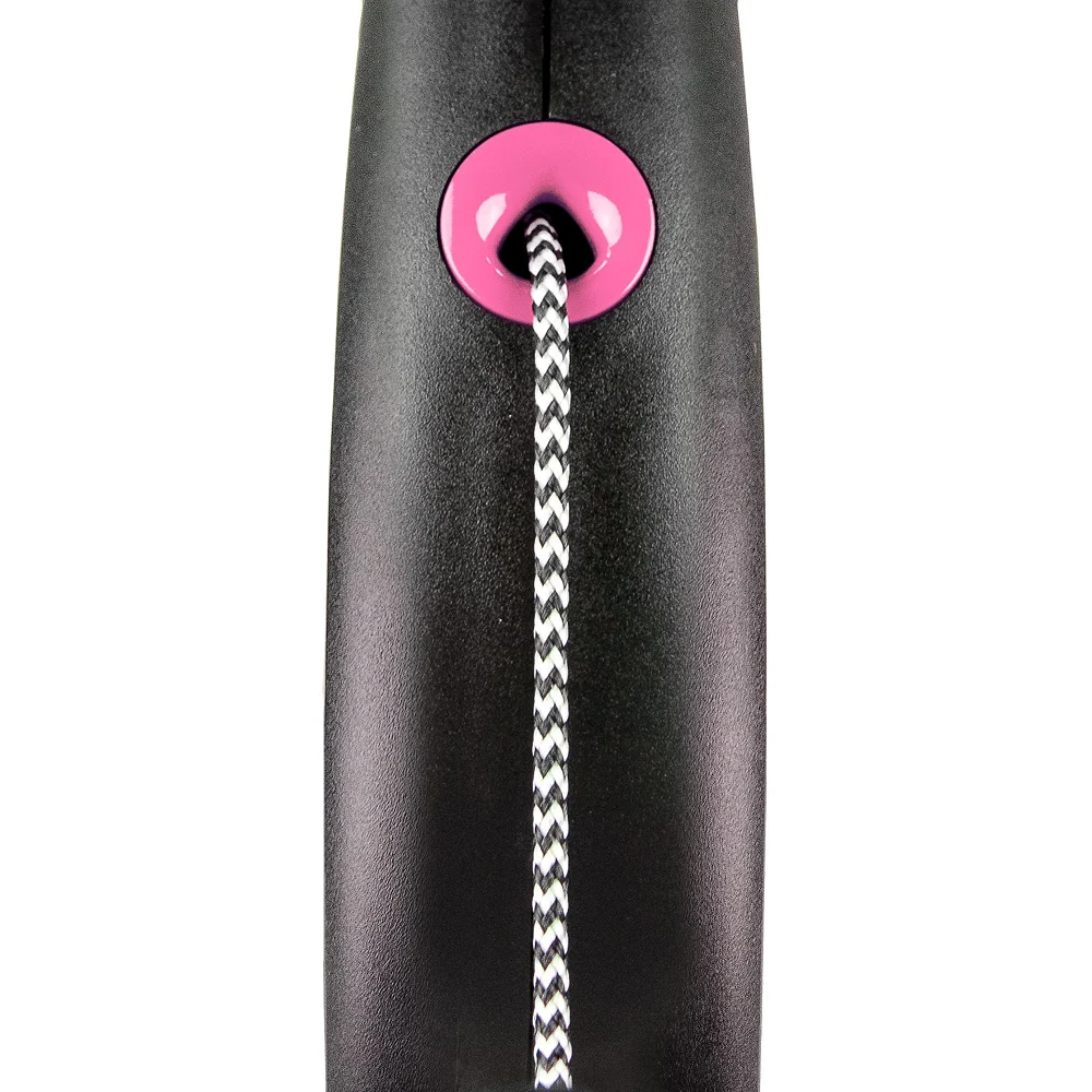 Flexi Black Design повідець-рулетка для собак M трос 5 м - рожевий