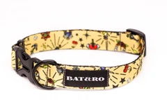 Без бренда Нашийник для собак нейлон BAT&RO Tattoo 25мм 40-50 см леопард татуювання (00113)