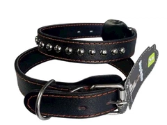 Без бренда Нашийник DOG COLLAR Шкіра 50см 20мм з прикрасами
