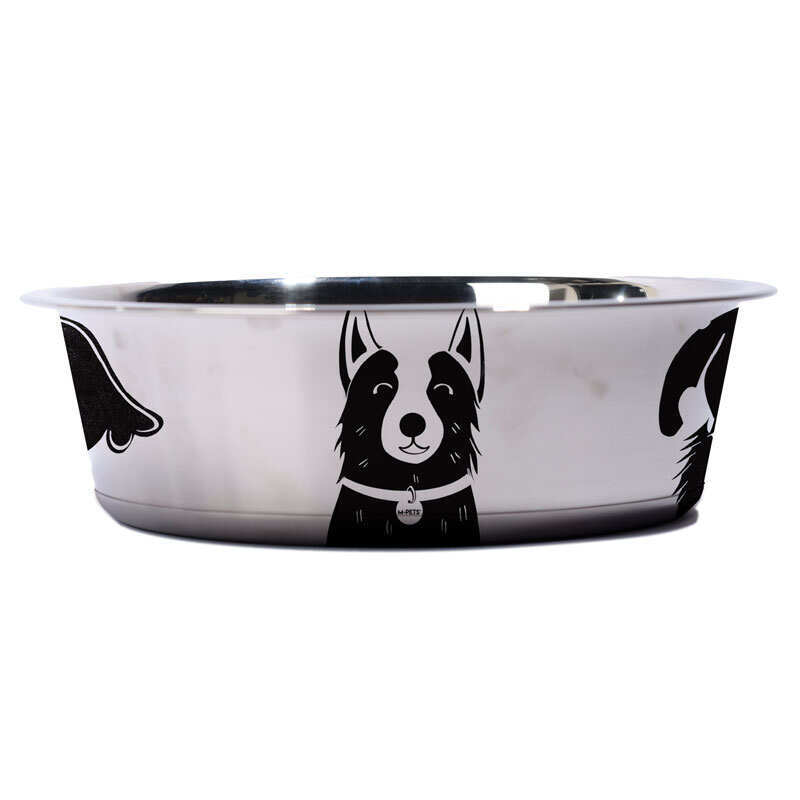 M Pets M-Pets Petjoy DogFamily Bowl - Миска з нержавіючої сталі для собак