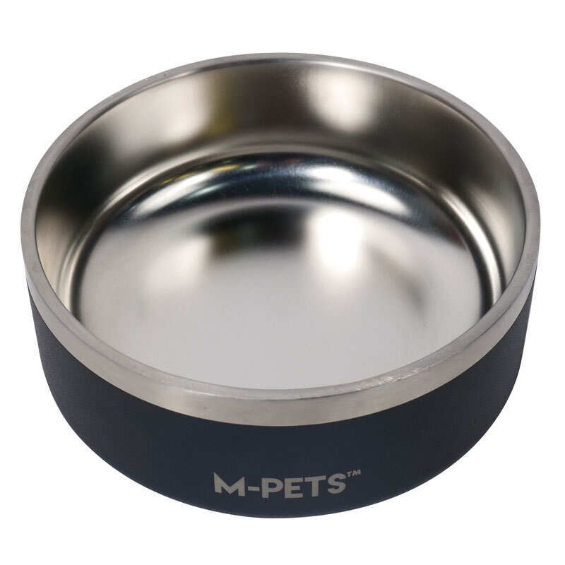 M Pets M-Pets Eskimo Double Wall Bowl - Миска металева з подвійними стінками для собак