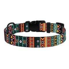 Нашийник Для Собак BronzeDog Urban Tribal Нейлоновий c Пластикової Пряжкою 20 мм 30-40 см (51/1383)