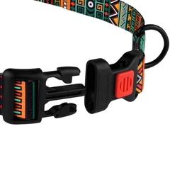 Нашийник Для Собак BronzeDog Urban Tribal Нейлоновий c Пластикової Пряжкою 20 мм 30-40 см (51/1383)