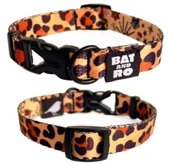 Без бренда Нашийник для собак нейлон BAT&RO Leo XS 16мм 24-34 см леопард (00386)
