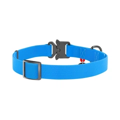 Нашийник для тварин WAUDOG Waterproof з QR паспортом XL Ш 25 мм Д 35-58 см(блакитний) (27842)