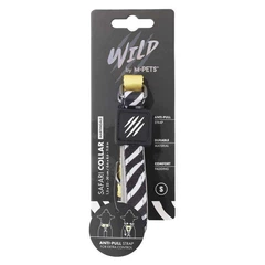M Pets M-Pets Wild Safari Collar Dog - Нашийник з принтом сафарі для маленьких, середніх і великих порід собак S/1,5x22-30 см (6953182725923)
