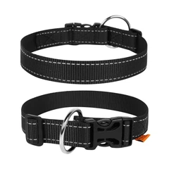 Нашийник для тварин Collar Dog Ехтrеме 25 мм 31-49 см (чорний) (02521)