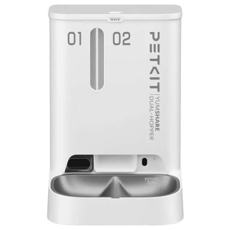 PETKIT Yumshare Dual-Hopper with cam - Смарт-годівниця з камерою та 2 відсіками для домашніх тварин