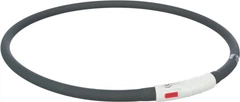 Нашийник з підсвіткою Trixie Flash USB силікон XS-XL 70 см / 10 мм Чорний/Червоний (TX-12649)A
