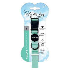 M Pets M-Pets Gentle Dog Collar Green - Нашийник для маленьких, середніх і великих порід собак L/2,5x38-66 см (6953182754657)