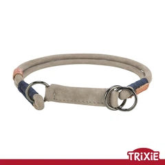 Нашийник-зашморг Trixie 17100 "BE NОRDIС",шкіра,ХS-S: 30см/5мм,сірий (TX-17100) 4047974171004