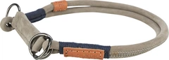 Нашийник-зашморг Trixie 17100 "BE NОRDIС",шкіра,ХS-S: 30см/5мм,сірий (TX-17100) 4047974171004