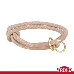 Нашийник-зашморг Trixie 1984307 "Soft Rope", XS-S: 30см/10мм, рожевий/світло-рожевий (TX-1984307) 4053032663749