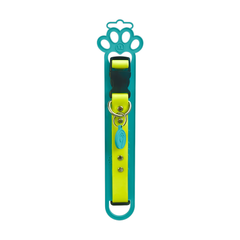 Нашийник для собак ELAPKI PVC TECH XL з фастексом YKK Ш 25 мм Дов 43-60 см Лимонний (1125436001102)