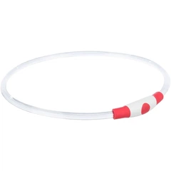Нашийник для собак Trixie Flash Light Ring USB S-M - червоний