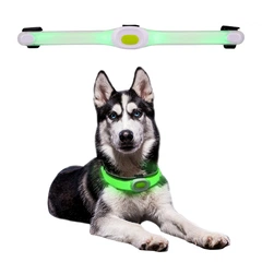 Без бренда LЕD-нашийник для собак Light Petsaber Maxi зелений, 2 режими, липучки, батарейка CR2032, водонепроникність IPX4, до 50 год роботи(ISL_АА6FD1D6F00С)