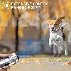Ultrasonic Ультразвуковий відлякувач собак PU70 Сірий (295122)
