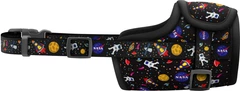 Намордник Collar WAUDOG Nylon №1 обхват 14-20 см малюнок NASA (йоркширський тер'єр, пудель, кокер-спанієль, шпіц) (5388)