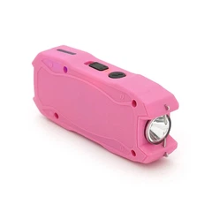 Voltronic Ліхтар-відлякувач ручний BAILONG X-Balog TW-1901P. LED, струм 8000KV, 130W, Li-ion вбудований 4 000 mAh, Pink, IP44, USB, 100х40х20мм, BOX (UG-42474)