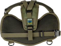 Шлея для службових собак WAUDOG PRO, металевий фастекс XS, В 35-45 см, Хакі (689031Collar)